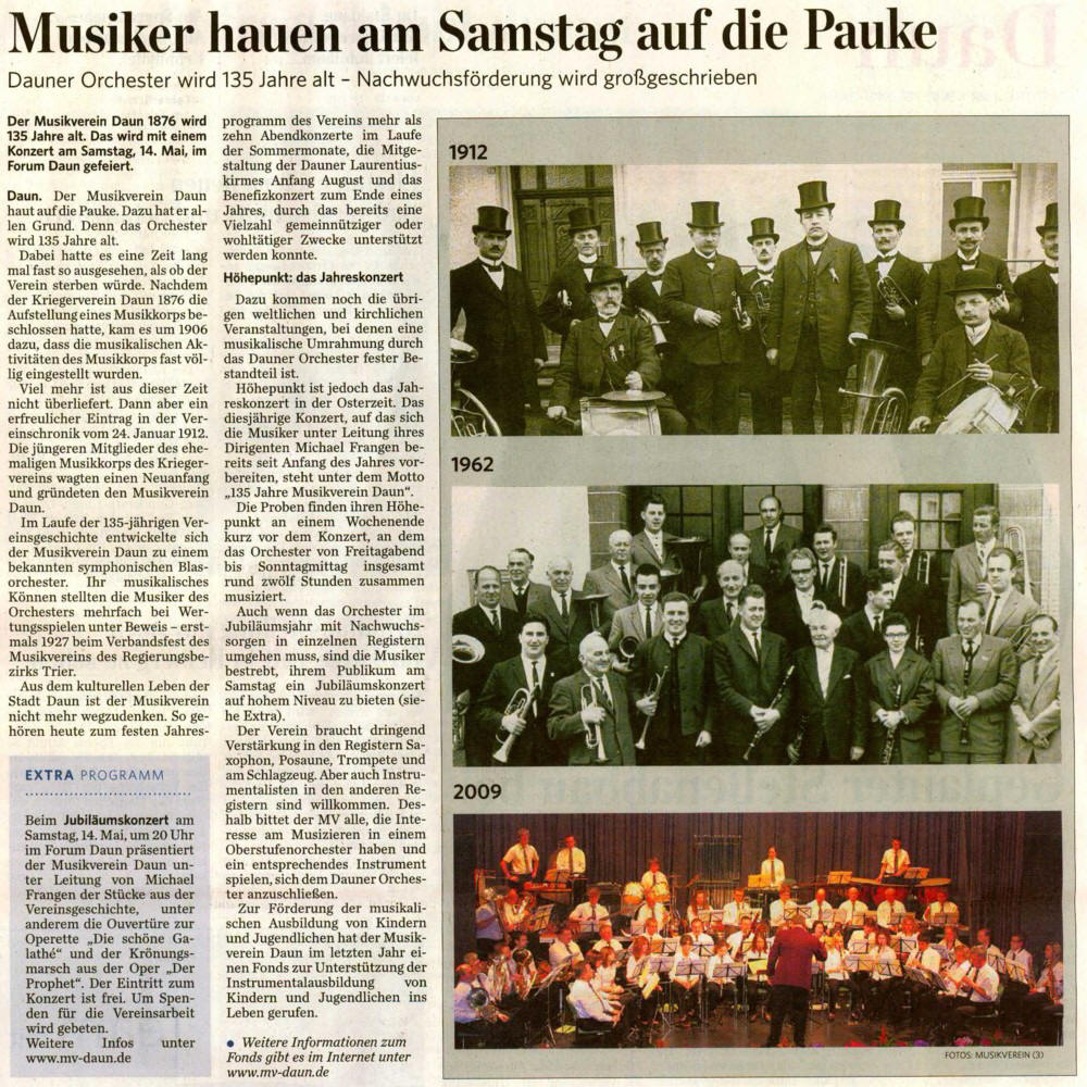 Trierischer Volksfreund, Ausgabe vom 11.05.2011